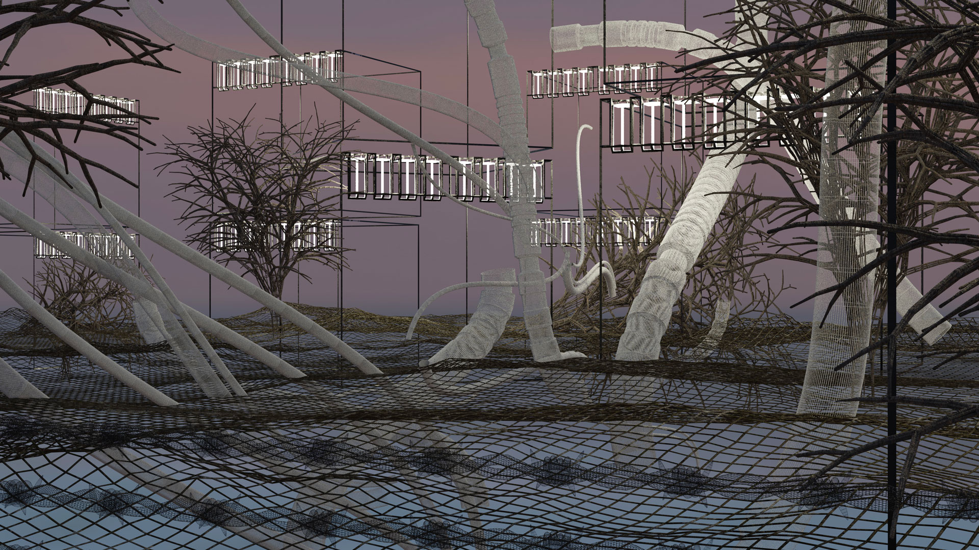 Décor dystopique