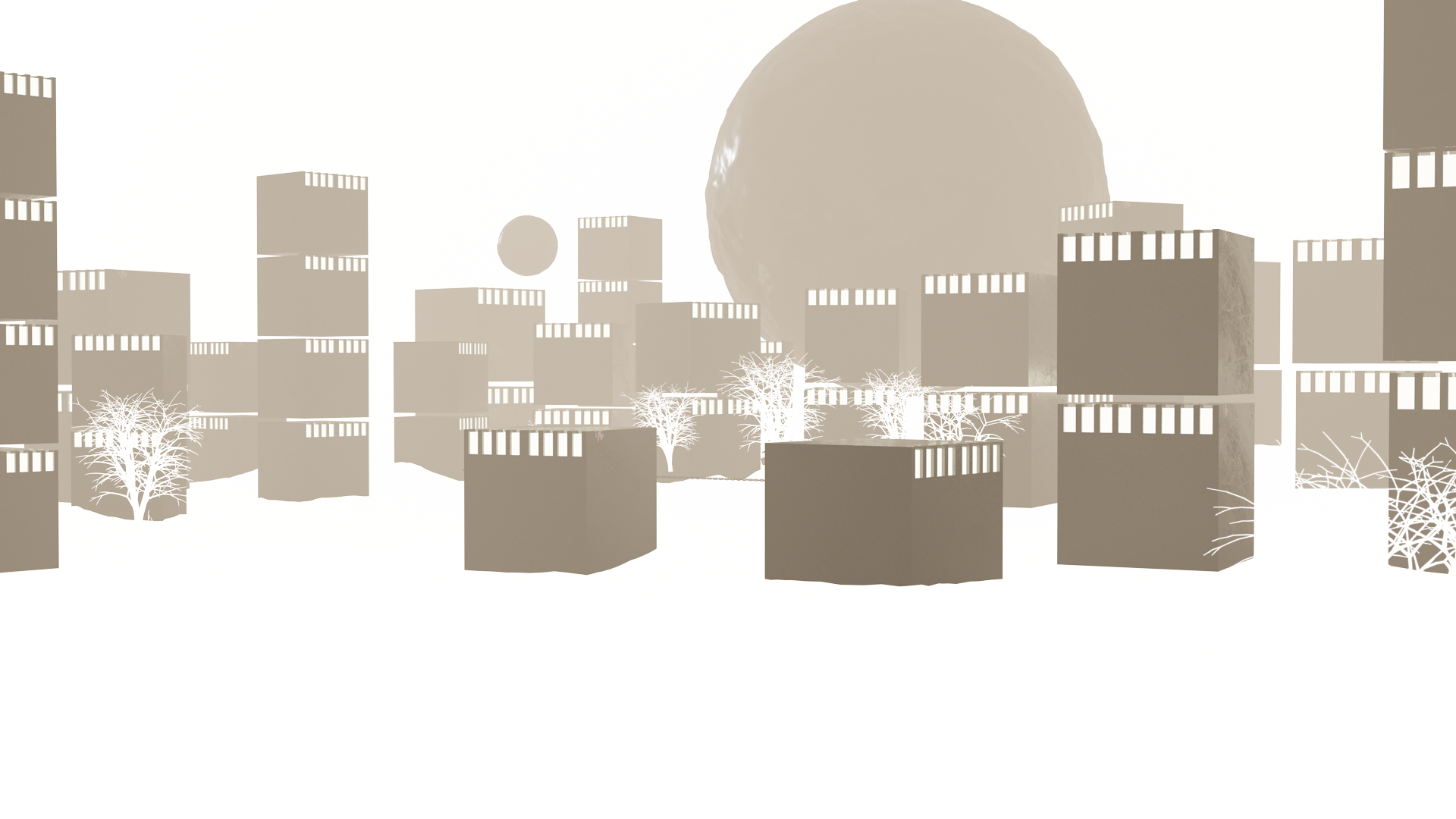 Décor dystopique