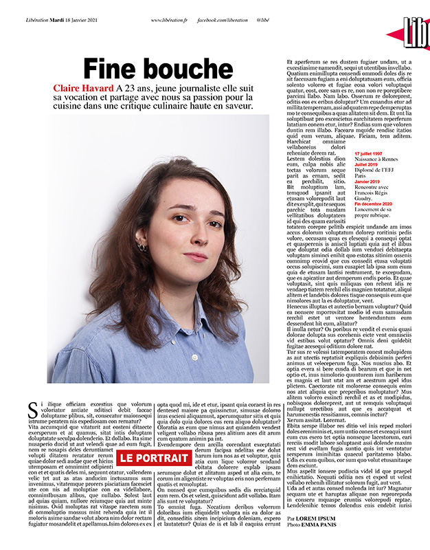 Libération - Emma Panis